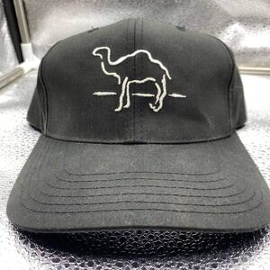 Vintage Camel Cigarettes Hat Mens OSFM Black Joe Camel Snapback Cap